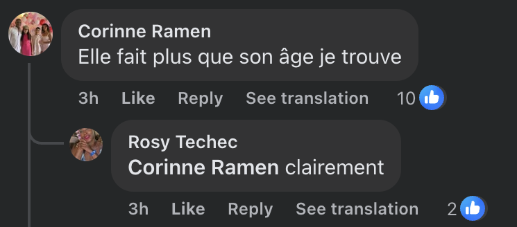 Commentaires des internautes | Source : capture facebook.com/GossipRoom