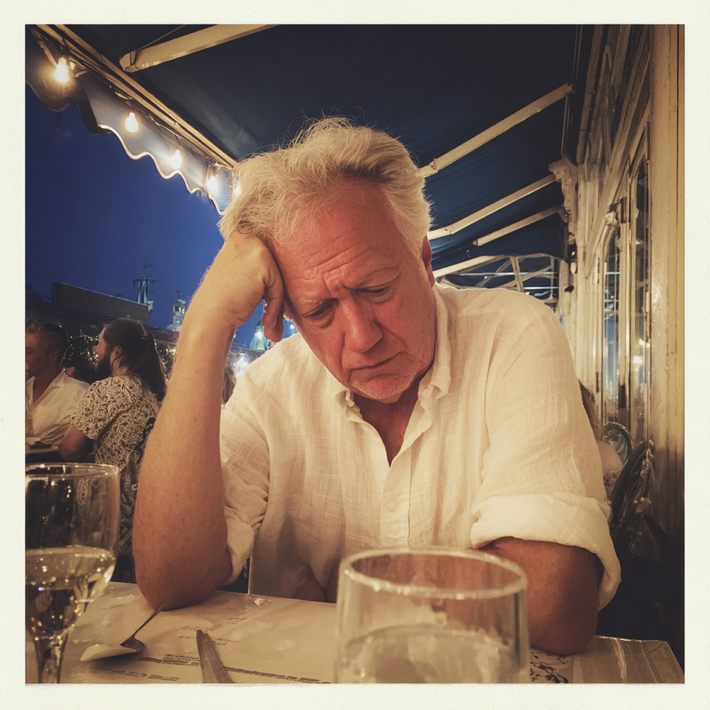 Un homme âgé bouleversé | Source : Midjourney