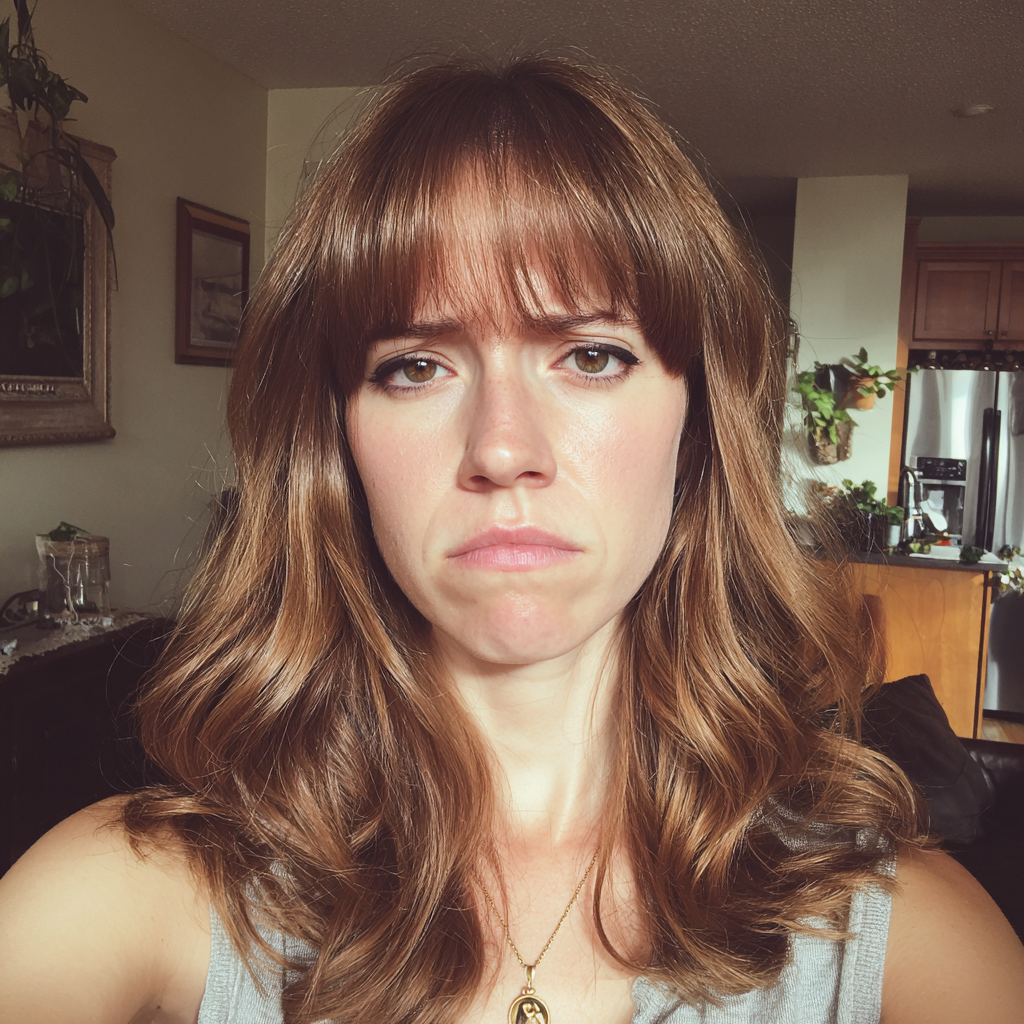 Une femme  triste | Source : Midjourney