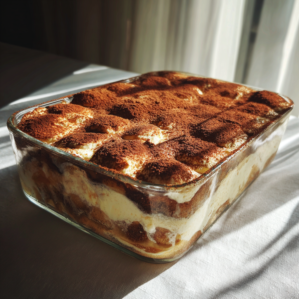 Une casserole de tiramisu maison | Source : Midjourney