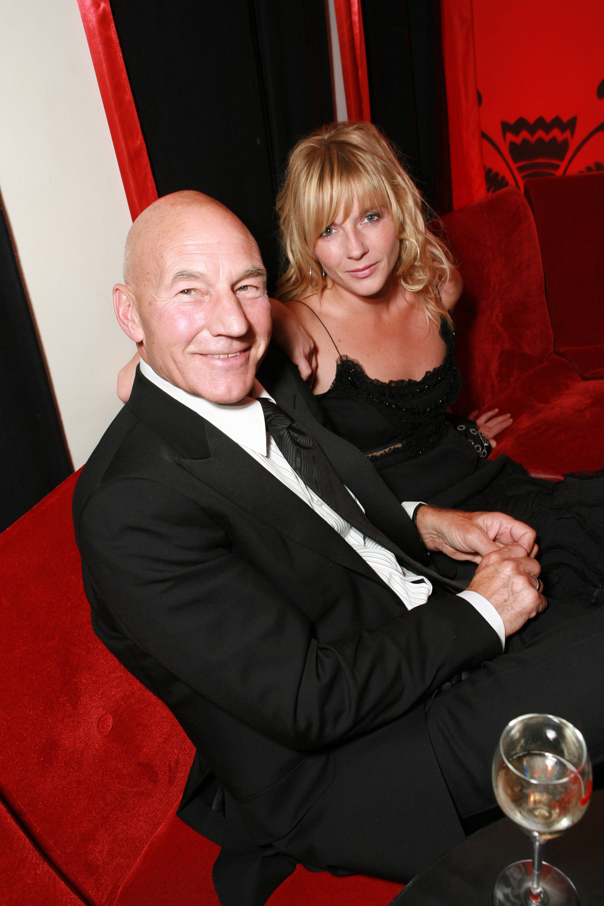 Patrick Stewart et Lisa Dillon lors de l'after-party de la première de « X-Men : The Last Stand » en 2006. | Source : Getty Images