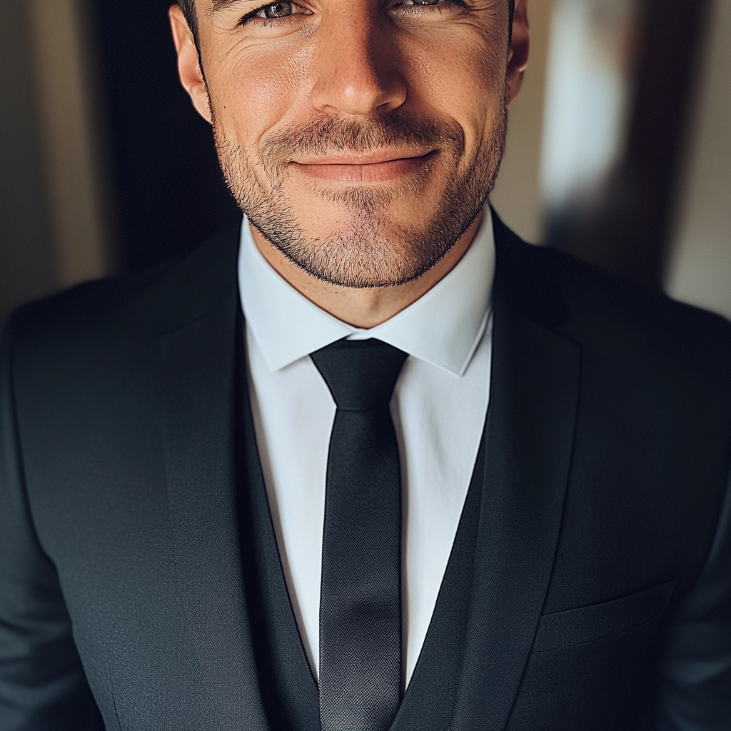 Un homme souriant | Source : Midjourney