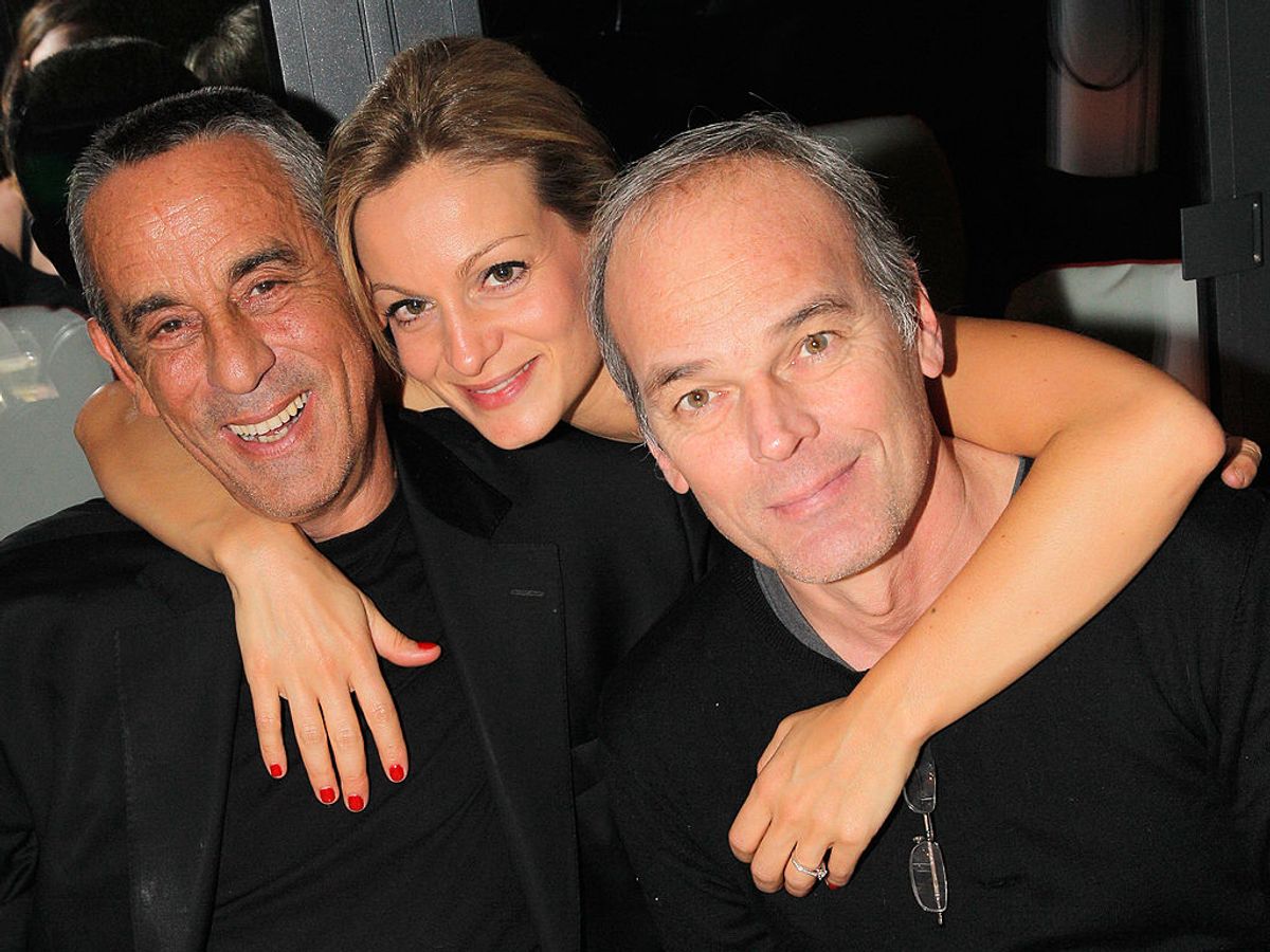 Thierry Ardisson, Audrey Crespo-Mara et Laurent Baffie | Source : Getty Images