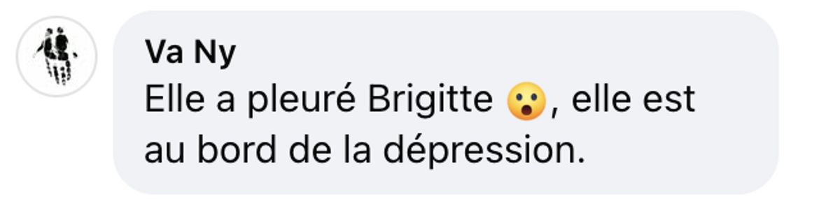 Commentaire d'internaute sur l'apparence de Brigitte Macron | Source : capture Facebook@Gala