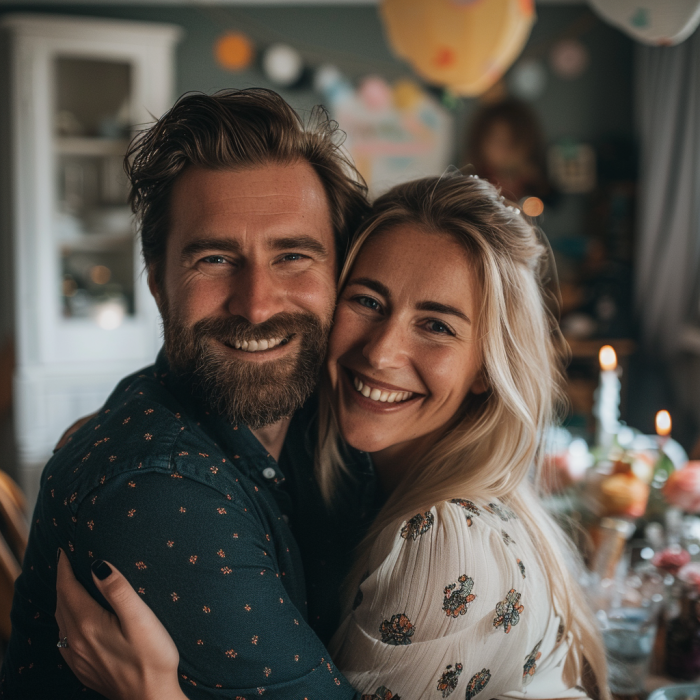 Un couple qui s'enlace | Source : Midjourney