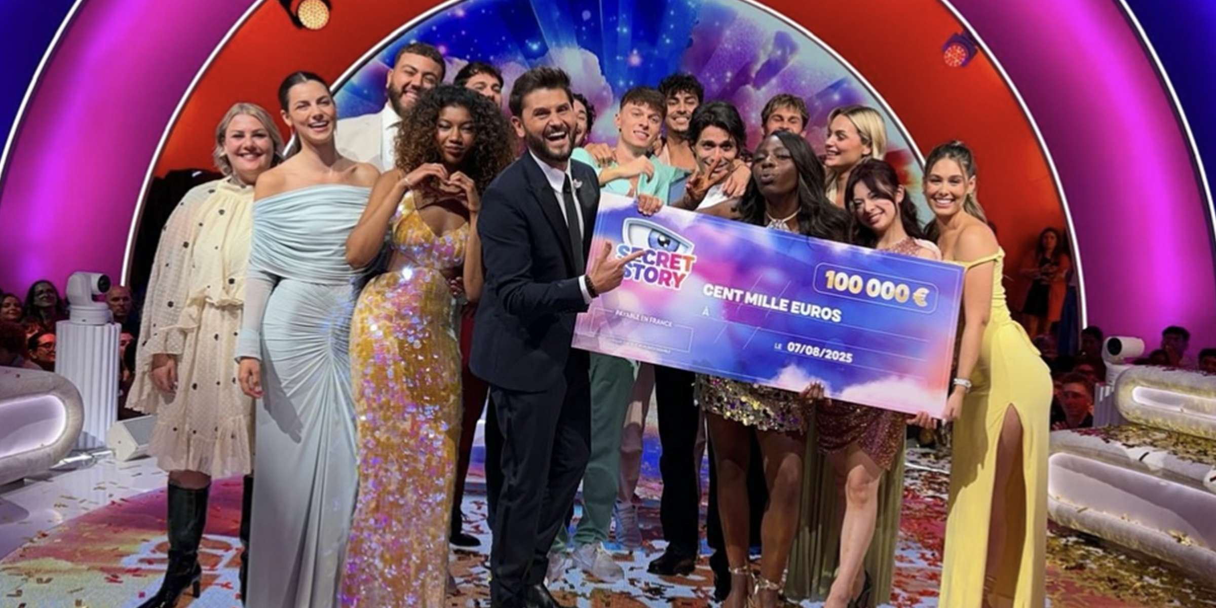 Romy avec les autres candidats de Secret Story | Source : Instagram@tfxtvandsecretstory_tf1