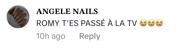 Commentaire d'internaute sur la victoire de Romy | Source : capture tiktok.com/@gabriel_attal
