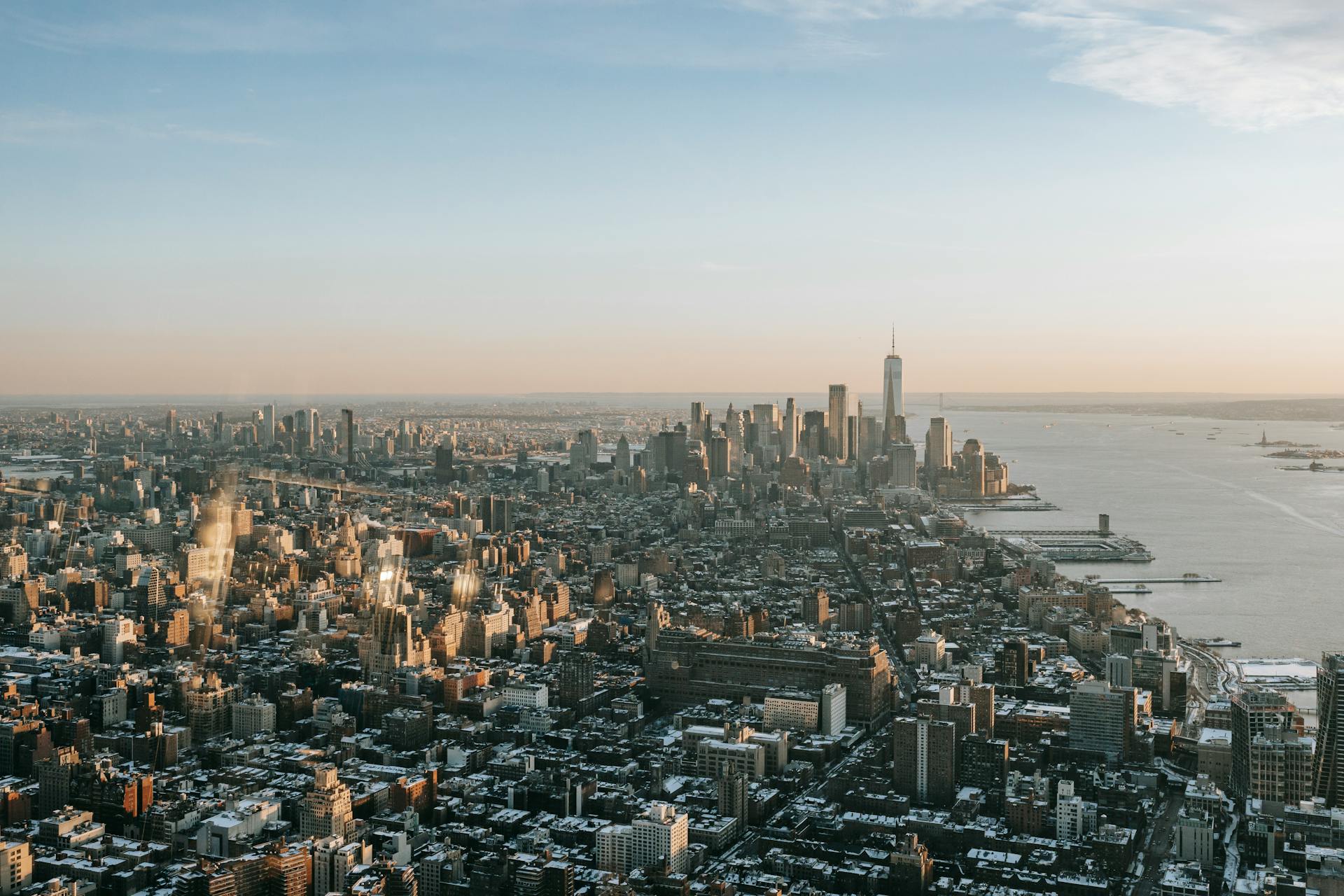 Une vue aérienne de la ville de New York | Source : Pexels