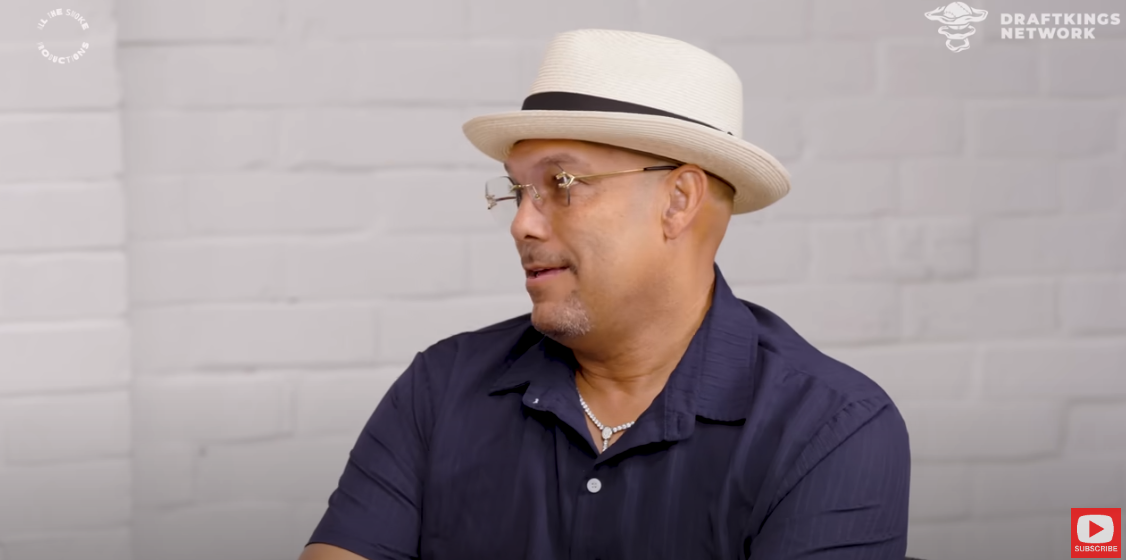 David Justice dans l'émission « All the Smoke with Matt Barnes and Stephen Jackson », dans un épisode diffusé le 7 août 2025. | Source : YouTube/ALL THE SMOKE