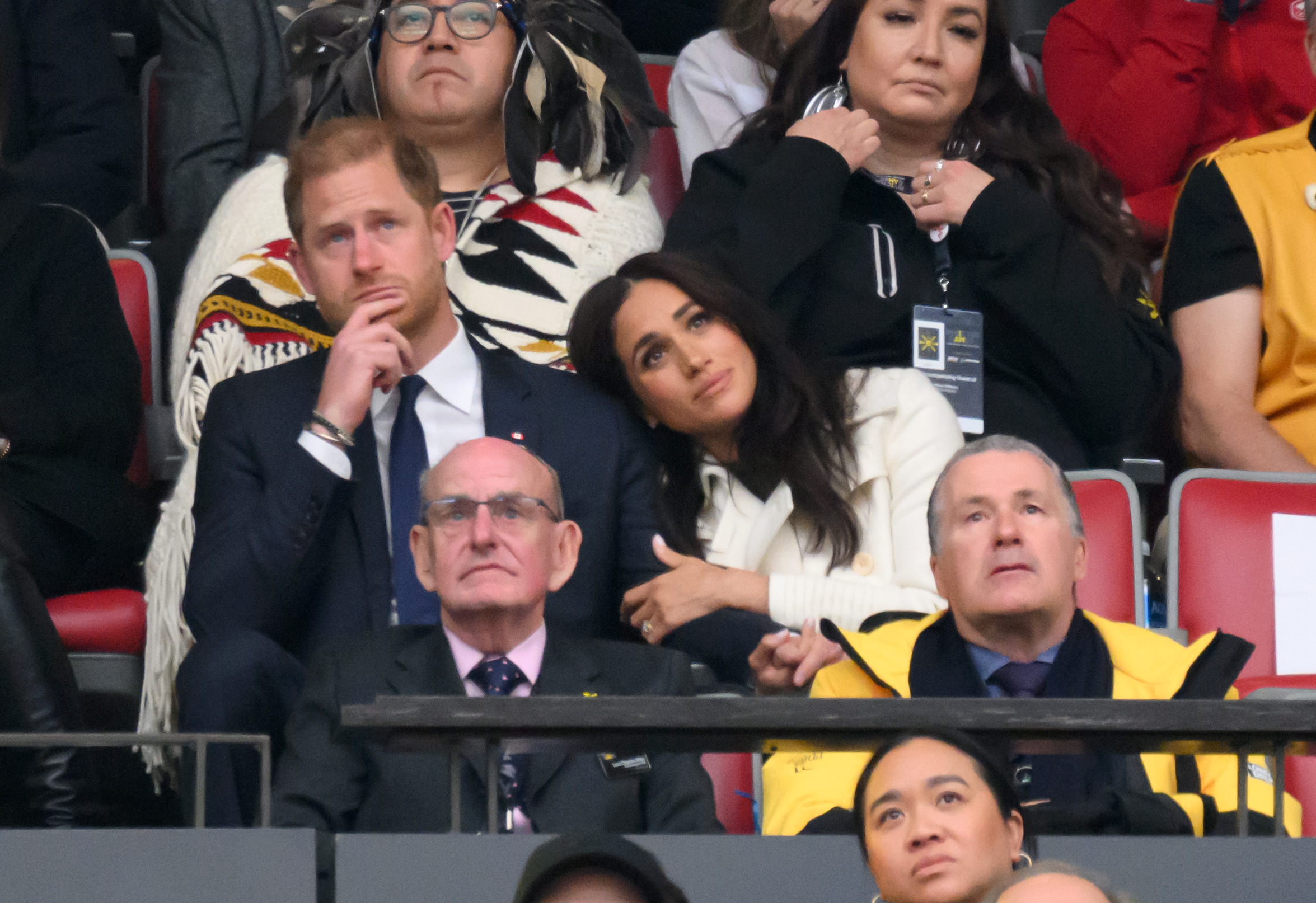 Le prince Harry et Meghan Markle lors de la cérémonie d'ouverture des Invictus Games 2025 à BC Place, le 8 février 2025 | Source : Getty Images