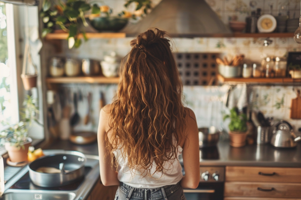 Une jeune femme dans une cuisine | Source : AmoMama